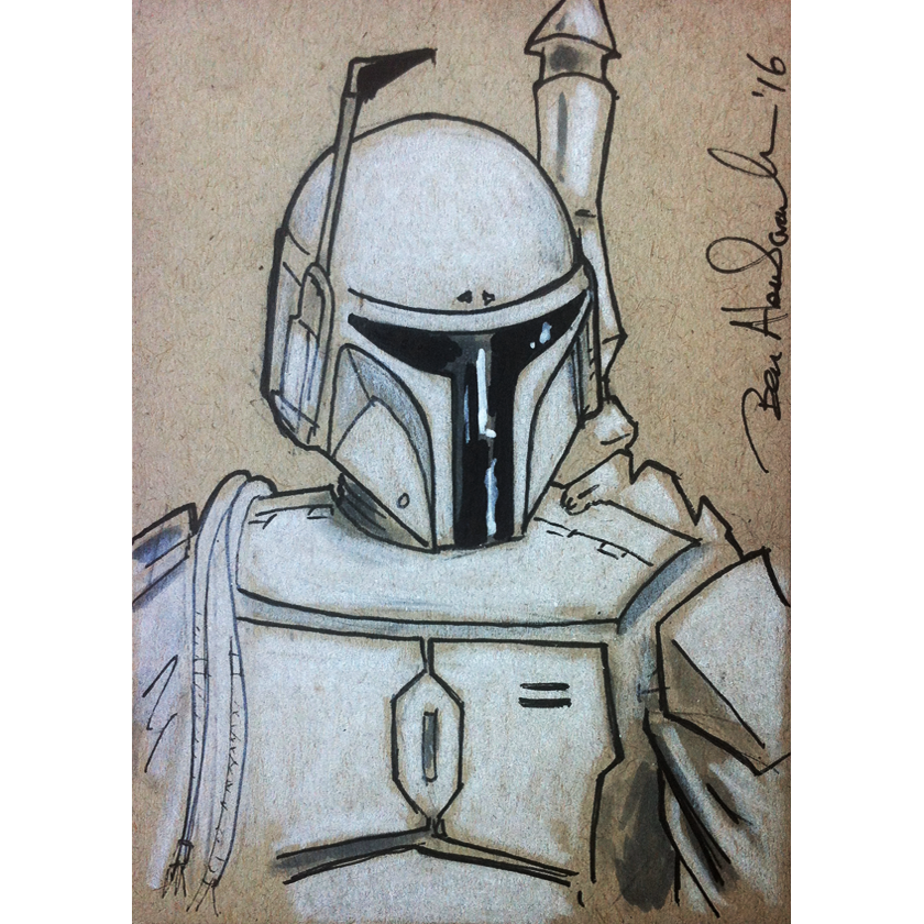 boba-fett-prototype-sketch-card-ksgeekman-brown